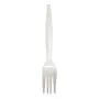 Heavy-Weight White Plastic Forks, Durable, Disposable, Box of 96pcs Heavy-Weight White Plastic Forks, Durable, Disposable, Box of 96pcs