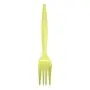 Heavy-Weight Yellow Plastic Forks, Durable, Disposable, Box of 96pcs Heavy-Weight Yellow Plastic Forks, Durable, Disposable, Box of 96pcs