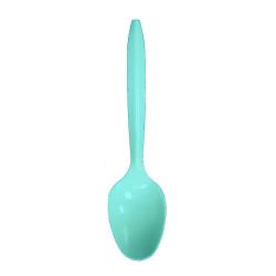 Disposable 96-Piece Extra Heavy Plastic Cutlery Spoons-Blue
