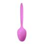Disposable 96-Piece Extra Heavy Plastic Cutlery Spoons-Pink