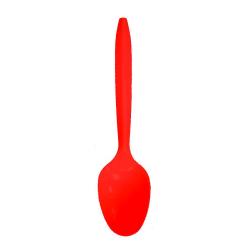 Disposable 96-Piece Extra Heavy Plastic Cutlery Spoons-Red