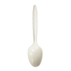 Disposable 96-Piece Extra Heavy Plastic Cutlery Spoons-White