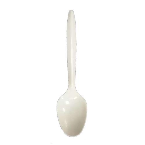 Disposable 96-Piece Extra Heavy Plastic Cutlery Spoons-White