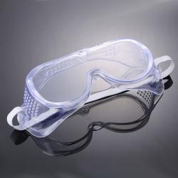 Protective Anti-Fog Safety Goggles with Wide-Vision, Extra Soft, Adjustable & Lightweight,Clear