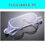 Protective Anti-Fog Safety Goggles with Wide-Vision, Extra Soft, Adjustable & Lightweight,Clear