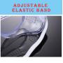 Protective Anti-Fog Safety Goggles with Wide-Vision, Extra Soft, Adjustable & Lightweight,Clear