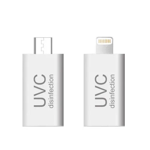 Portable Mini smartphone UVC micro instant sterilizer UV sterilizer efficient surface sterilization , Silver Color Portable Mini smartphone UVC micro instant sterilizer UV sterilizer efficient surface sterilization , Silver Color