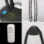 Lampe de désinfection UVC portable avec télécommande, minuterie, pour usage domestique et médical, 110 ou 220 V, européenne ou américaine. Lampe de désinfection UVC portable avec télécommande, minuterie, pour usage domestique et médical, 110 ou 220 V, européenne ou américaine.