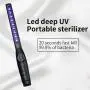 UV Light Sanitizer Travel Wand, UV Light Sanitizer Wand, Portable Disinfection with USB Charging for Household and Travel