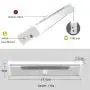 Effektiver UV-Licht-Desinfizierer & Sterilizer | Tragbarer, USB-ladbarer LED-UV-Licht-Desinfektor, automatischer Timer UV-Desinfektionsstab für Einkaufstaschen, Handys, Baby-Spielzeug, Kartons, Türklinken, Toiletten