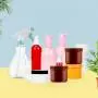 500 ml Rot Kunststoff Sprühflasche mit Sprühpumpe, Wasserspray Flasche für Garten