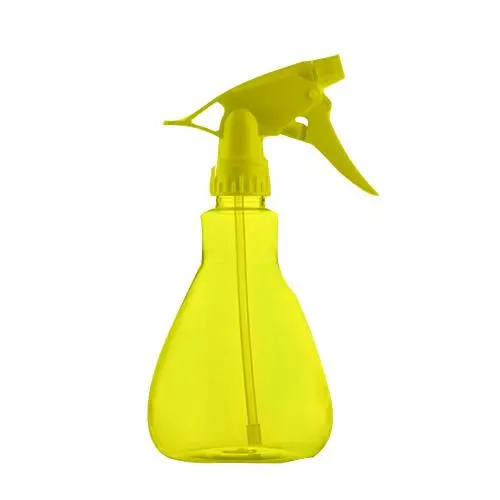 Bouteille d'arrosage en plastique jaune de 500 ml, pulvérisateur pour fleurs, pulvérisateur pour jardin jaune.