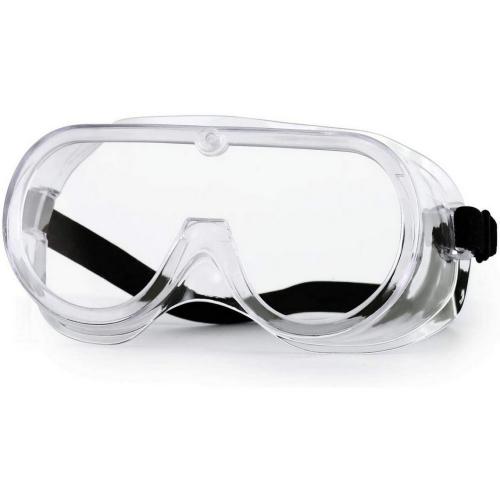 Complete Close Space Safety Heavy duty Industrial Protective Chemical Splash Safety Goggles, Glasses | Crystal Clear, Anti-Fog Design, High Impact Resistance | Perfect Eye Protection for Any Project