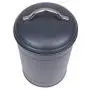 Kitchen Canisters, Set of 3 for Countertop Storage of Coffee, Food, Charcoal Grey Metal, All One-Size, Airtight Lids, Modern Farmhouse Industrial (8 Inches High with Lids, 4.5 Inches Diameter) Kitchen Canisters, Set of 3 for Countertop Storage of Coffee, Food, Charcoal Grey Metal, All One-Size, Airtight Lids, Modern Farmhouse Industrial (8 Inches High with Lids, 4.5 Inches Diameter)