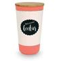 Rayher 46426000 Bamboo Storage, Round, 900ml, 10,5cm, 18cm, Box 1pc, Natural