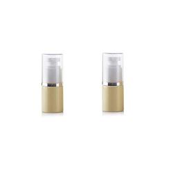 2PCS 30ml/1oz Empty Refillable PET Plastic Lotion Cream Pump Bottle Travel Bottle Cosmetic Make up Containers Storage Jar Pot Vial For Essential Oil Shampoo Shower Gel Toiletries Liquid Sample