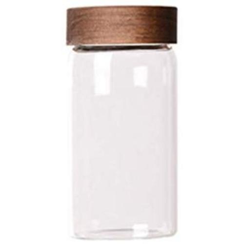 UPKOCH Glass Sealed Jar Airtight Food Storage Jar Round Leakproof Food Container for Cereals Grains Candy Snack Seasoning Coffee Beans