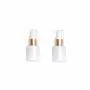 2 Pièces Flacon Doseur de Lotion en Verre Refillable Blanc Perlé Lucide 30ml/1oz pour Émulsion Essence Crème – Contenants de Voyage 2 Pièces Flacon Doseur de Lotion en Verre Refillable Blanc Perlé Lucide 30ml/1oz pour Émulsion Essence Crème – Contenants de Voyage