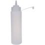 Nolvalz - Plastic Bottle Sauce - White Plastic Bottle Dispenser Compression Sauce 24 Oz - Plastic Sauce Bottle Dispenser Storage Bottles Jars Honey Bottle Plastic Vinegar Tomato Sauce Squeeze Condimen