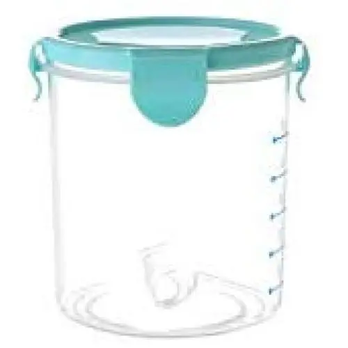 600 1500ml Food Preservation Container Coarse Cereals Grains Jar Scale Bottle Fresh Pot Kitchen Storage Cans Sealing Box Tank,800ml Blue