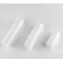3PCS 50ml/1.7oz White Disposable Plastic Airless Vacuum Pump Press Bottle Empty Refillable Makeup Emulsion Travel Container Storage Pots Jars Vials Dispenser 3PCS 50ml/1.7oz White Disposable Plastic Airless Vacuum Pump Press Bottle Empty Refillable Makeup Emulsion Travel Container Storage Pots Jars Vials Dispenser