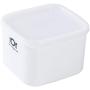 Cngstar pp Food Storage Containers Airtight Lids Microwave Oven Freezer Steam Release Reusable Rectangle Containers Square （size 2）