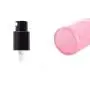 1 Stück 15 ml 0,5 oz Rosa Leere Glas Lotionpumpe mit Schwarbem Pumpenkopf und Verschluss – Emulsionsbehälter, Refillbar, Robust, Tragbar für Reise, Urlaub und den täglichen Gebrauch