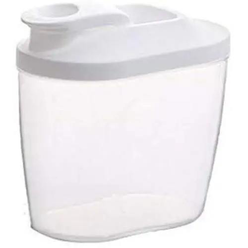 Plastic Cereal Dispenser Storage Box Kitchen Food Grain Rice Container Nice Storage Jars Portable Home Tool 1500ml /1000ml (Size : 1L) Plastic Cereal Dispenser Storage Box Kitchen Food Grain Rice Container Nice Storage Jars Portable Home Tool 1500ml /1000ml (Size : 1L)
