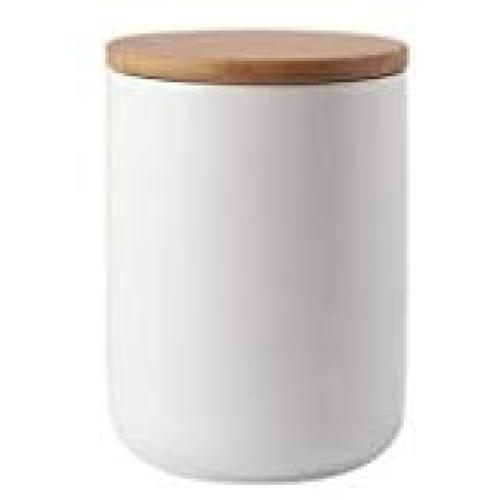 Sealed Ceramic Storage Jar For Spices Tank Container For Eating With Lid Bottle Coffee Tea Caddy Kitchen,M White