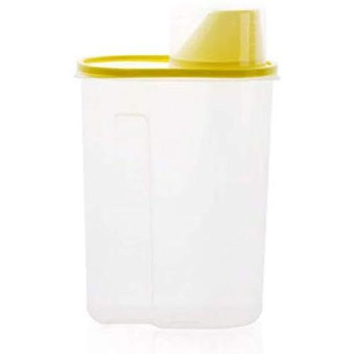 Covered Sealed Cans Grain Storage Jar Kitchen Snacks Cans Transparent Storage Tanks Food Cereal Container Supplies,B(L Size)