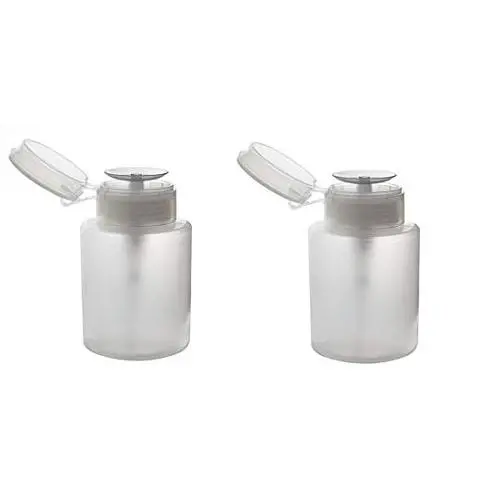 Bouteille Vide Press-Pump 2 PK (150ml/5oz) avec Bouchon à Presser, Idéale pour Démaquillants, Refillable, Portable, Récipient de Remplissage Voyage. Bouteille Vide Press-Pump 2 PK (150ml/5oz) avec Bouchon à Presser, Idéale pour Démaquillants, Refillable, Portable, Récipient de Remplissage Voyage.