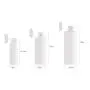 2 PCS Bouteilles Plastiques Vides Blances de 200ML (6.8OZ) avec Couvercle à Presser, Récipients de Stockage Réutilisables pour Shampoing, Lotion, Gel Douche, Émulsion, Voyage, Vacances, Usage Quotidien 2 PCS Bouteilles Plastiques Vides Blances de 200ML (6.8OZ) avec Couvercle à Presser, Récipients de Stockage Réutilisables pour Shampoing, Lotion, Gel Douche, Émulsion, Voyage, Vacances, Usage Quotidien