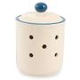 Galileo Casa Marrakech Onion Jar, Ceramic, Light Blue