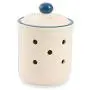Galileo Casa Marrakech Onion Jar, Ceramic, Light Blue Galileo Casa Marrakech Onion Jar, Ceramic, Light Blue