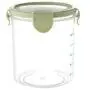 600 1500ml Food Preservation Container Coarse Cereals Grains Jar Scale Bottle Fresh Pot Kitchen Storage Cans Sealing Box Tank,800ml Green