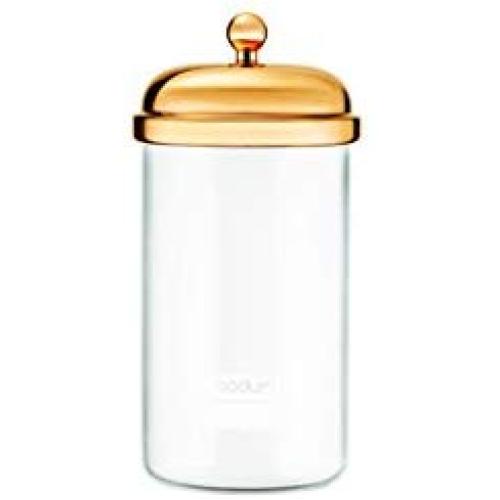 Bodum Klassische Aufbewahrungsglas, 11654-17S, 1,0 Liter, Goldfarben