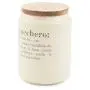 Villa dEste Home Tivoli Sugar Jar, Porcelain + Bamboo, Yellow, One Size