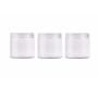 200ml 6.7 Ounce Clear Plastic Round Jars with Lid Empty Cosmetic Containers Bottle Case Pot for Storage Lotion Facial Cream Mask Ointment Tea Pill Food Sample(Pack of 3)