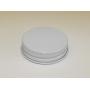 1 New 1 1/2" White Glass Jar Metal Lid Food Grade Rubber Seal Replacement Top