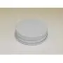 1 New 1 1/2&quot White Glass Jar Metal Lid Food Grade Rubber Seal Replacement Top