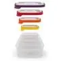 Ensemble de contenants de rangement en plastique Joseph Joseph 81010 avec couvercles, étanches, sans BPA, micro-ondes, 8 pièces. Ensemble de contenants de rangement en plastique Joseph Joseph 81010 avec couvercles, étanches, sans BPA, micro-ondes, 8 pièces.