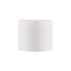 3g/5g/10g/15g Cosmetic Sample Empty Refillable Container,Frosting Finish White Plastic Makeup Cosmetic Cream Jar Face Cream Container Pot (3g, 10pcs)