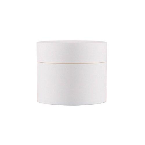 3g/5g/10g/15g Cosmetic Sample Empty Refillable Container,Frosting Finish White Plastic Makeup Cosmetic Cream Jar Face Cream Container Pot (3g, 10pcs)