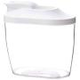 Plastic Cereal Dispenser Storage Box Kitchen Food Grain Rice Container Nice Box Transparent Food Canister Fresh Clear Container,B