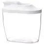 Plastic Cereal Dispenser Storage Box Kitchen Food Grain Rice Container Nice Box Transparent Food Canister Fresh Clear Container,B