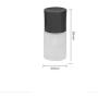 2 Pcs 30ML 1OZ Upscale Empty Refillable Frosted Glass Pump Bottle Liquid Foundation Container Dispenser Storage Vial Lotion Essence Emulsion Sample Case for Travel