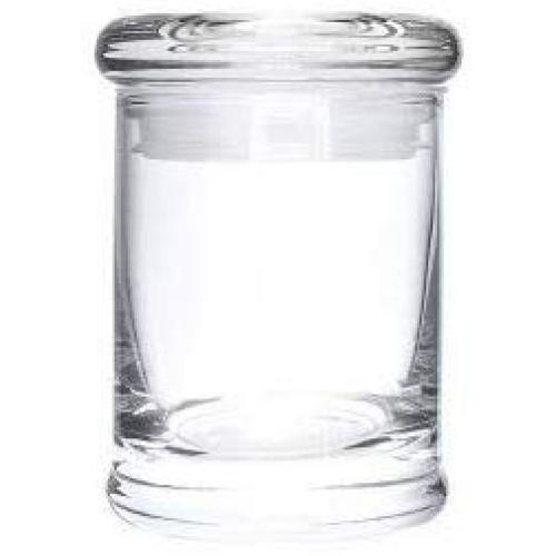 Glass Eighth Jar - Suction Lid - Medical Marijuana Cannabis Container