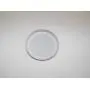 4 New 3 3/15" OD 2 15/16" ID White Glass Jar Metal Lid Food Grade Rubber Seal Replacement Top