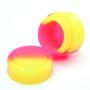 100 Pcs 2ML Colorful Round Silicone Non Stick Concentrate Containers Jar Storage Box