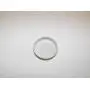 1 New 1 1/2&quot White Glass Jar Metal Lid Food Grade Rubber Seal Replacement Top